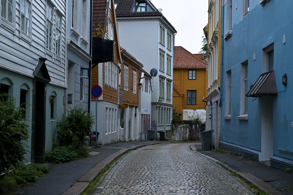 Alte Gasse in Bergen