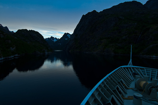 Einfahrt in den Trollfjord