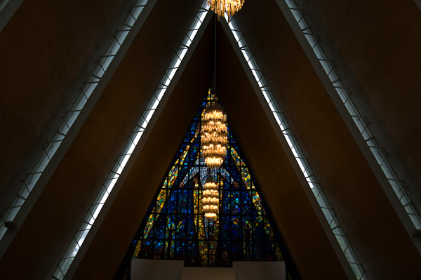 Eismeer-Kathedrale in Tromsø von Innen