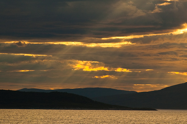 Lichtstimmung bei Skjervøy