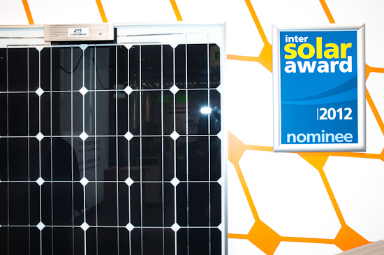 Razor - nominiert für den solar award 2012 auf der Intersolar