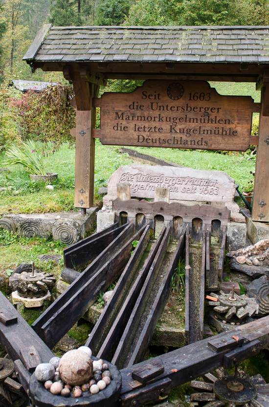 Kugelmühle bei der Almbachklamm