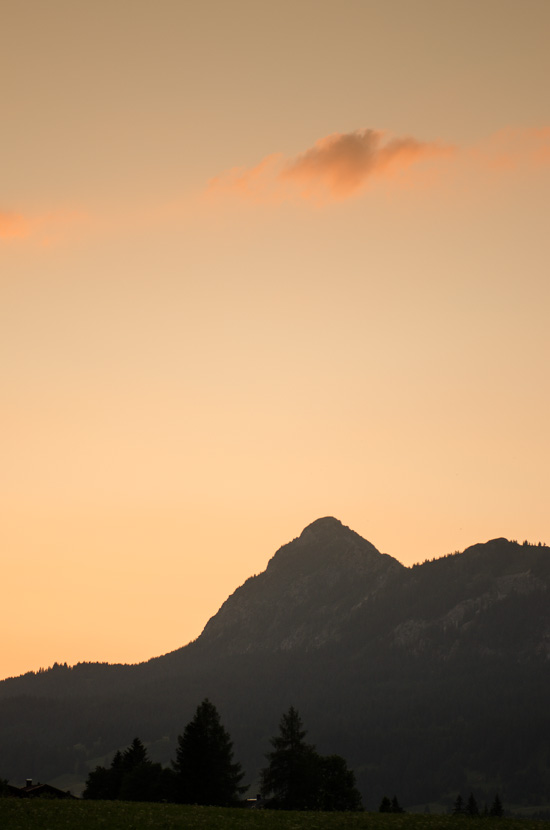 Abendrot am Einstein 1866 m