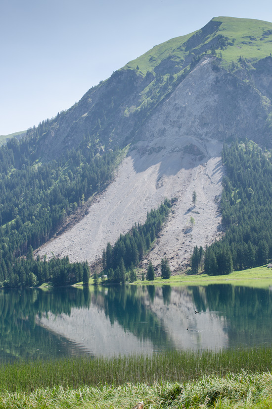 Bergrutsch am Vilsalpsee