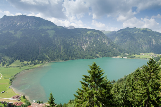 Blick auf den Haldensee vom Adlerhorst