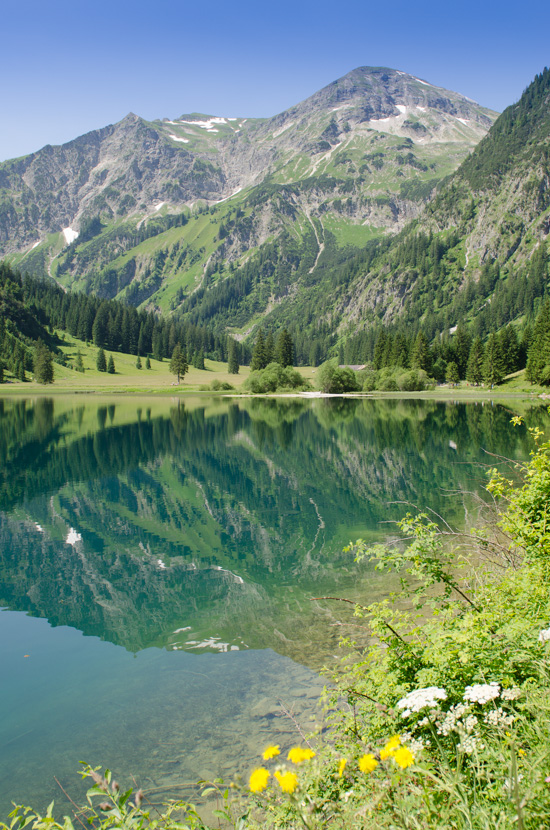 Blick über den Vilsalpsee