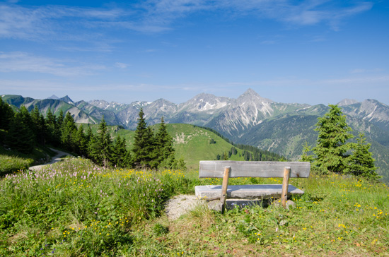 Blick vom Neunerköpfle 1862 m