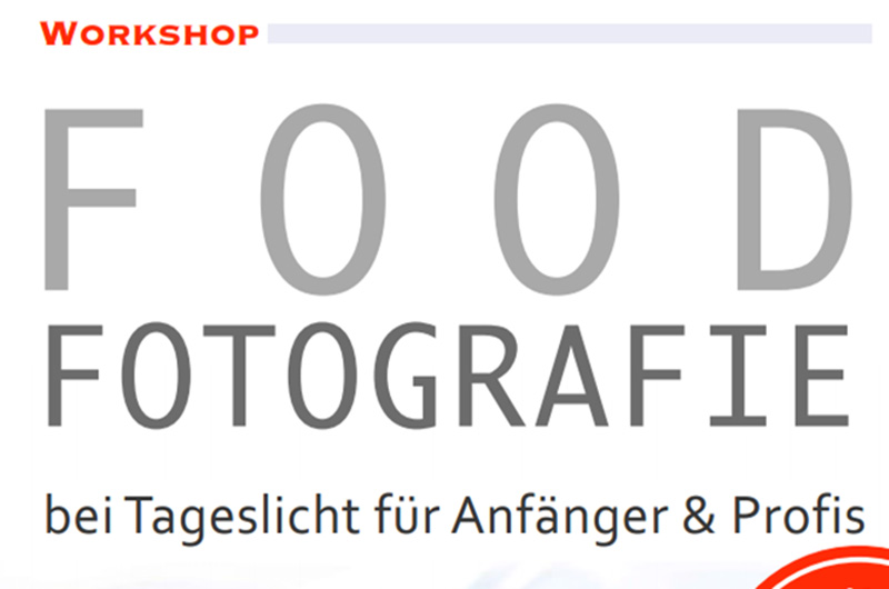 eBook: Workshop Food Fotografie für bei Tageslicht für Anfänger und Profis