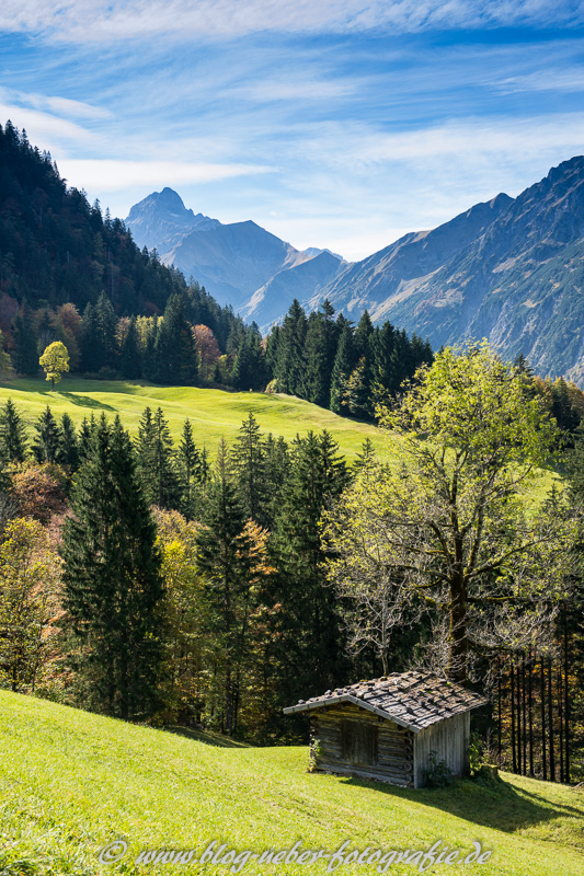 Blck von Gerstruben zur Trettachspitze