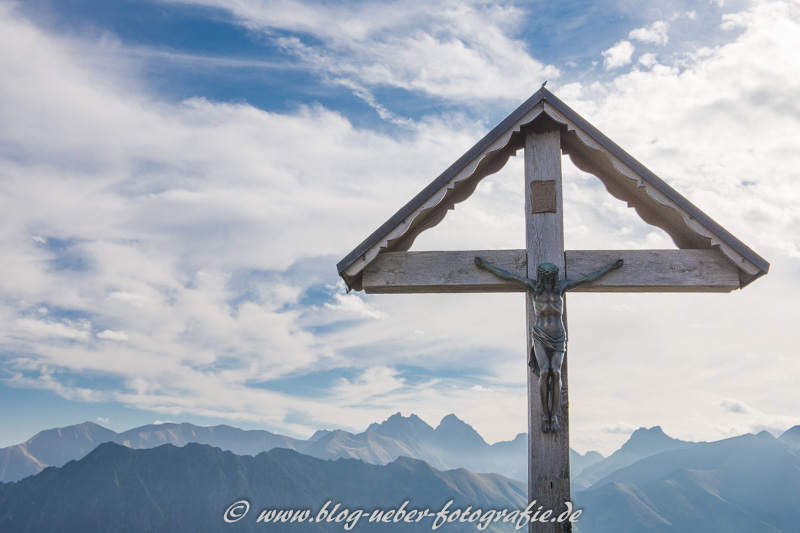 Marterl an der Bergstation Schlappoldsee