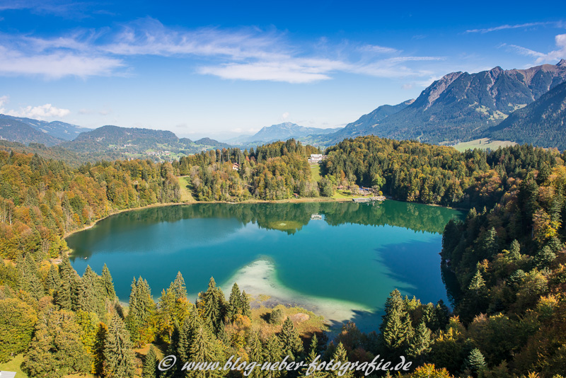 Freibergsee im Herbst bei Oberstdorf