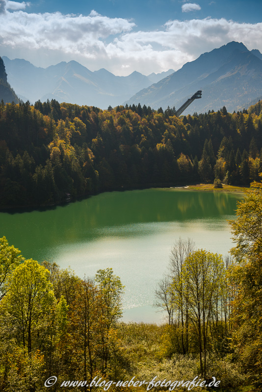 Skiflugschanze am Freibergsee