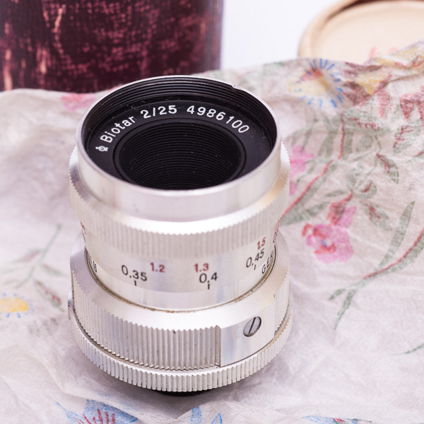 Carl Zeiss Jena Biotar 2/25 mm Objektiv