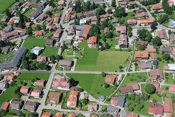 Blick auf das Parkhotel Frank in Oberstdorf